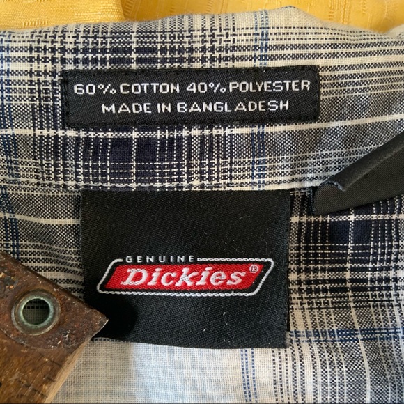 Dickies Plaid Button Down Shirt - Picture 6 of 8